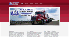 Desktop Screenshot of alkhaleejmovers.com